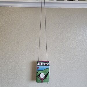 Mary Frances Beaded Cross Body Golf Themed Chain Strap..no Charm or Wrist Strap
